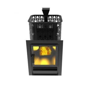 Печь для бани Varna 26 из нержавеющей стали с закрытой каменкой Black Stove