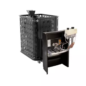 Печь для бани на газу Verona 26 с закрытой каменкой Black Stove