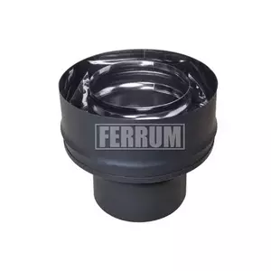 Старт-сэндвич D 115х200 (430 / 0,8мм + нерж / эмаль / 600 черная) Ferrum