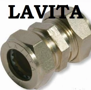 С/P 40 соединительная для гофрированной трубы Lavita